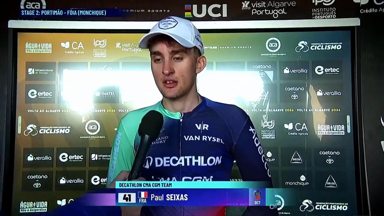 Tour de l'Algarve 2026 - Paul Seixas : "Ma première victoire pro, ici, au Portugal..."