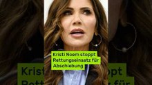 Donald Trump: Krisenalarm beim Heimatschutz – Kristi Noem stoppt Rettungseinsatz für Abschiebung
