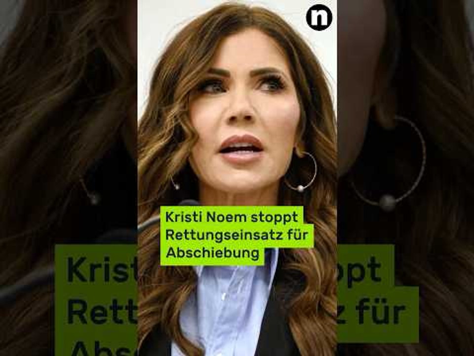 Donald Trump: Krisenalarm beim Heimatschutz – Kristi Noem stoppt Rettungseinsatz für Abschiebung