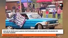 Mas de 80 vehículos clásicos participarán de un encuentro solidario en Colonia Alberdi