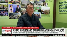 Visitas a Jair Bolsonaro são escolhidas por ex-presidente e têm caráter de articulação | TEMPO REAL