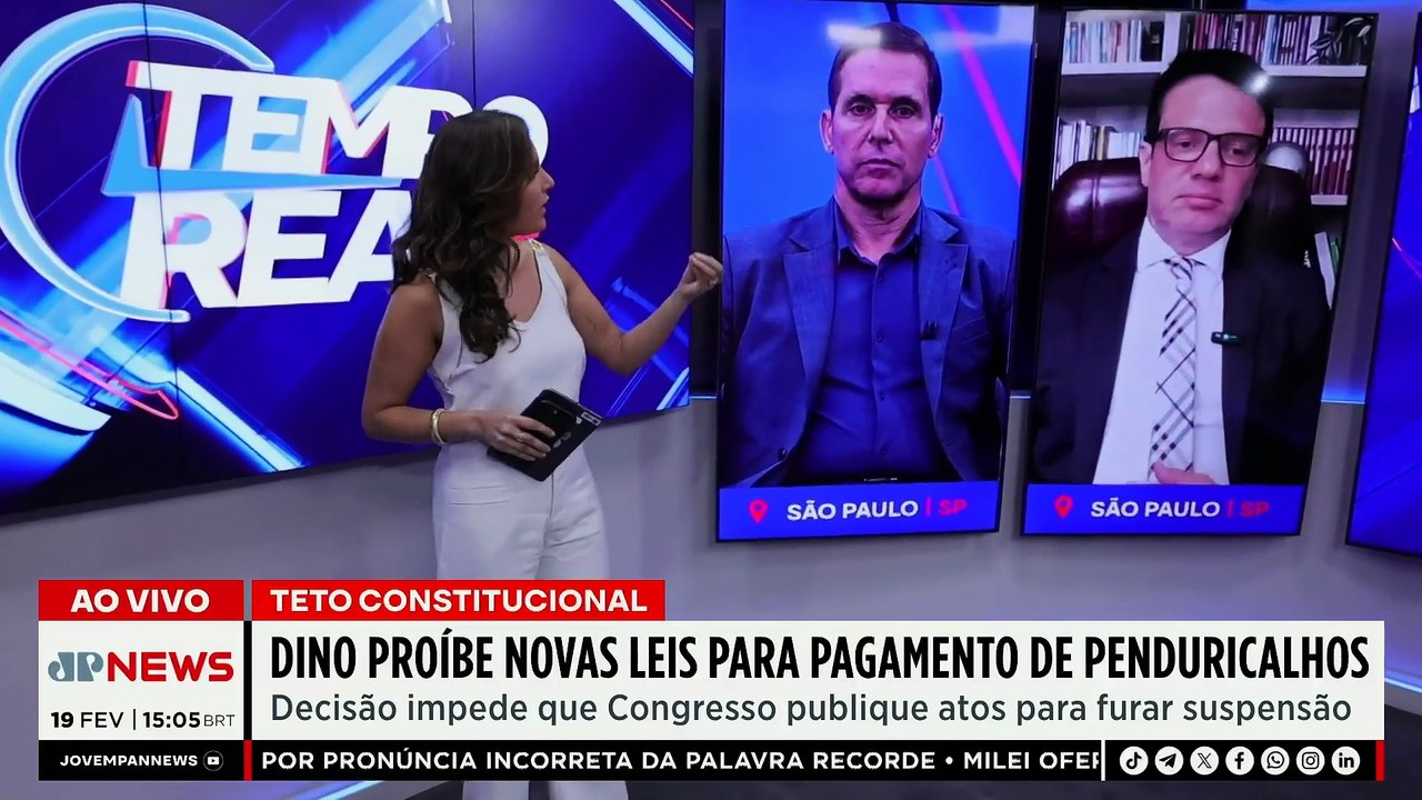 Flávio Dino proíbe novas leis para pagamento de penduricalhos a servidores públicos | TEMPO REAL