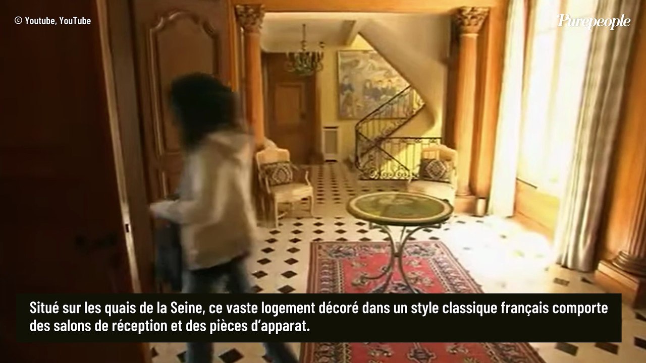 Visite de l'appartement parisien de Farah Pahlavi, dernière impératrice d'Iran : un bien de plusieurs étages qui surplombe les quais de Seine