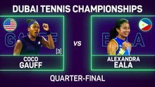 Gauff knocks out Eala to reach Dubai semis