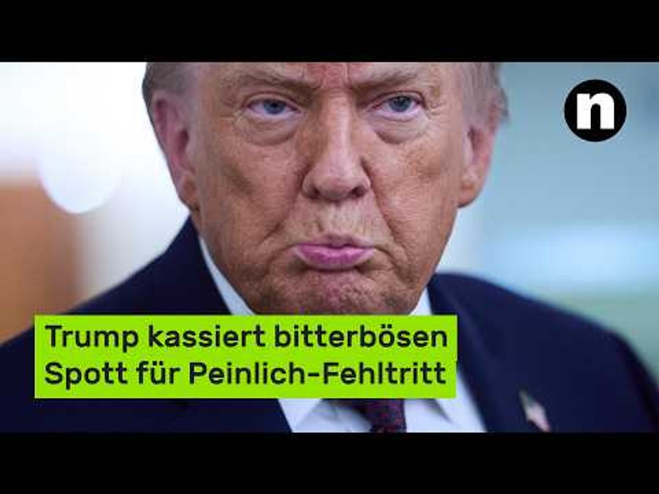 Donald Trump kassiert bitterbösen Spott für Peinlich-Fehltritt