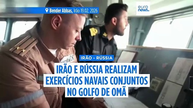Irão e Rússia realizam exercícios navais conjuntos no Golfo Omã