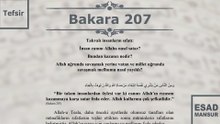 Esad Mansur - Bakara Suresi Tefsiri 207