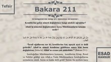 Esad Mansur - Bakara Suresi Tefsiri 211