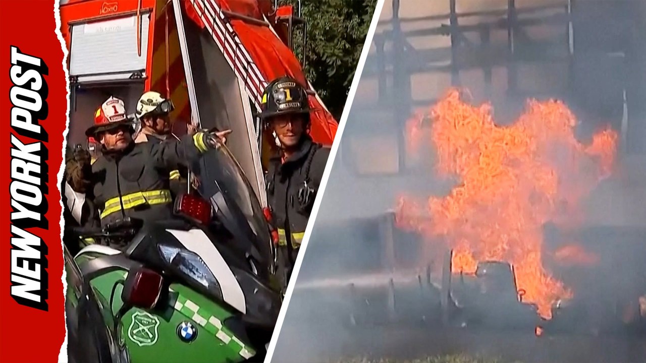 Gas truck explosion in Chile kills four after driver loses control of his vehicle