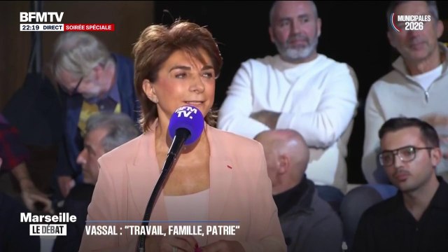 Municipales à Marseille: Mes valeurs sont le mérite, le travail, la famille, la patrie , déclare Martine Vassal, candidate LR