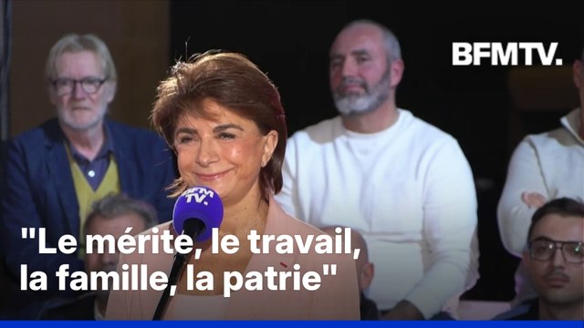 Municipales à Marseille: Martine Vassal (LR) a pour valeurs le mérite, le travail, la famille, la patrie