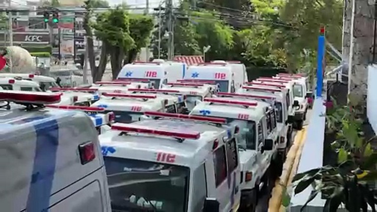 Sistema 911 entrega 50 modernas ambulancias a la DAEH para fortalecer la atención a las emergencias ciudadanas