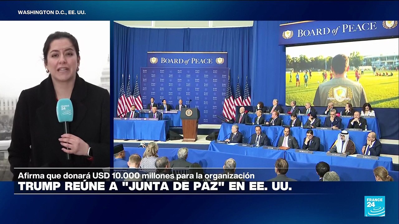 "Junta de Paz" de Trump: anuncios de donaciones  para funcionamiento de la organización