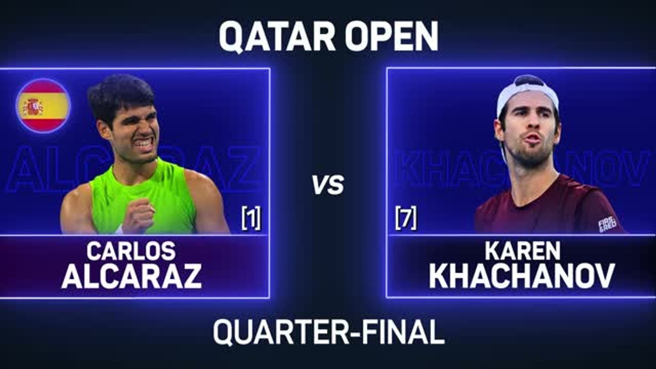 Alcaraz battles from a set down to book spot in Doha semis
