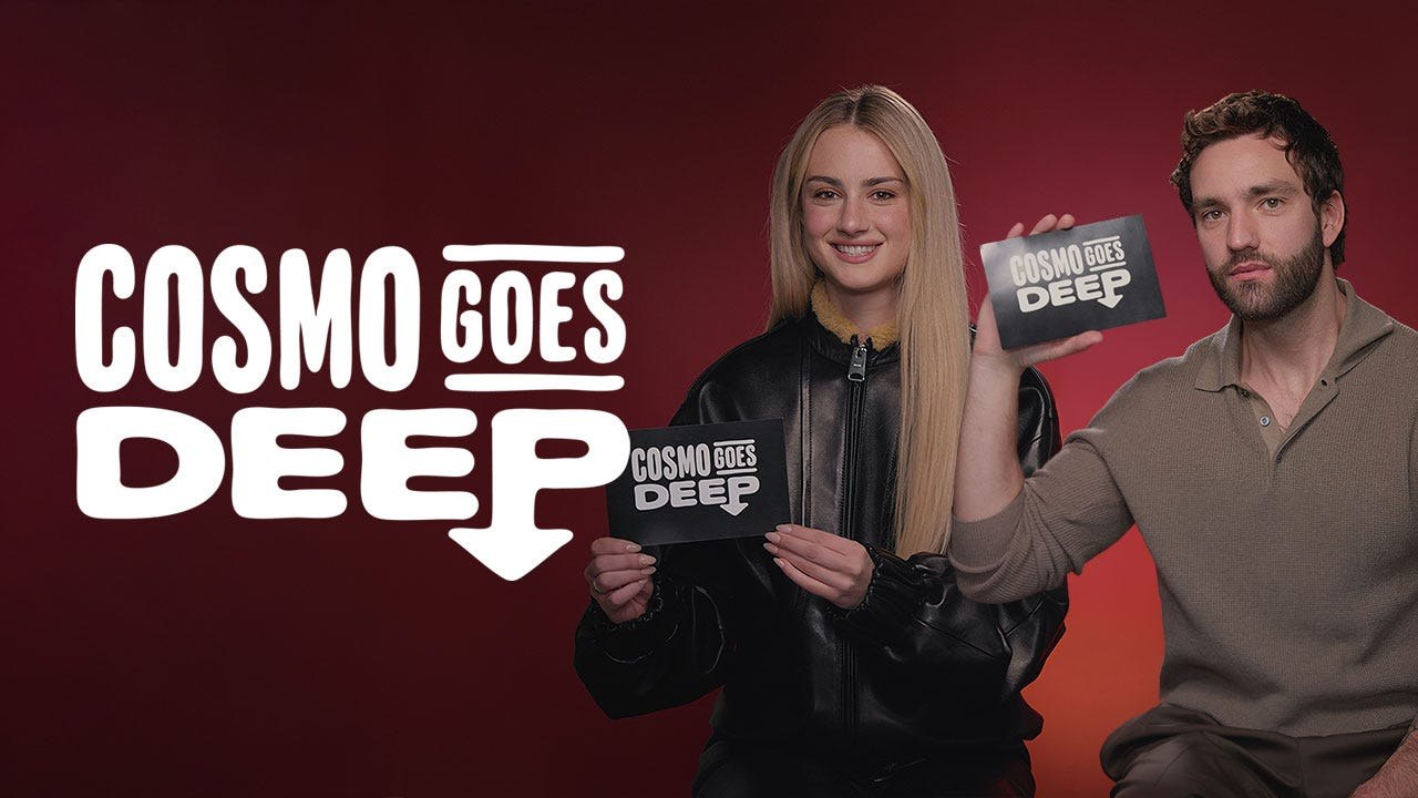 Tell Me Lies' Stars Grace Van Patten & Jackson White Answer Rapid-Fire Questions | Cosmo Goes Deep