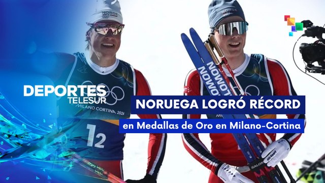 DEPORTES TELESUR | Noruega logra récord histórico de medallas de oro en JJ.OO. de Invierno 19-02-2026