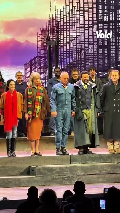 Voici était à la première de @thelastshipfrance, le spectacle musical écrit et composé par @theofficialsting, présenté pour la première fois en France à @laseinemusicale. Inspirée de sa propre histoire et de son enfance à Newcastle, cette œuvre profondém