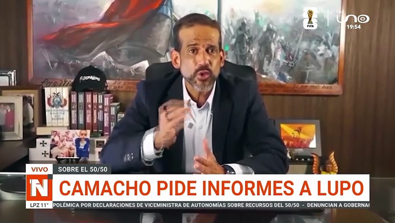 CAMACHO PIDE INFORMES A LUPO
