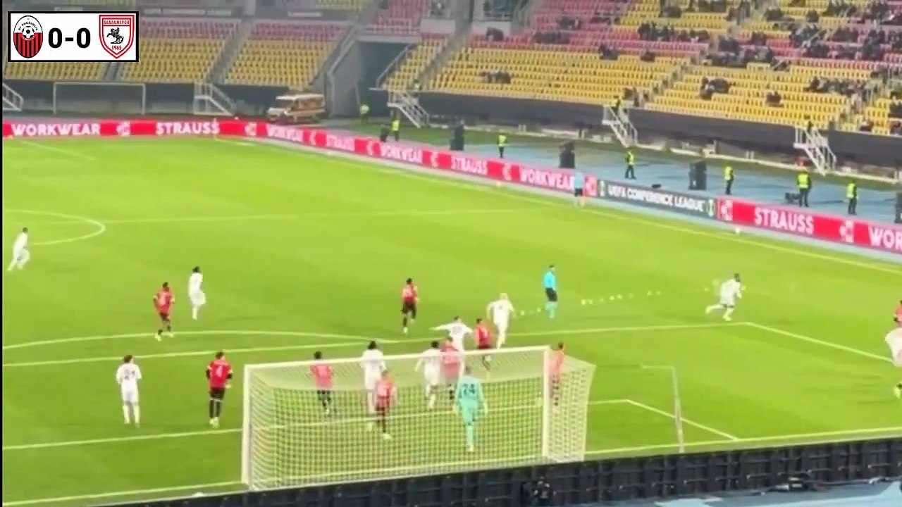 Shkëndija - Samsunspor 0-1 Maç Özeti ve Goller | UEFA Konferans Ligi 2025/26 | Shkëndija - Samsunspor