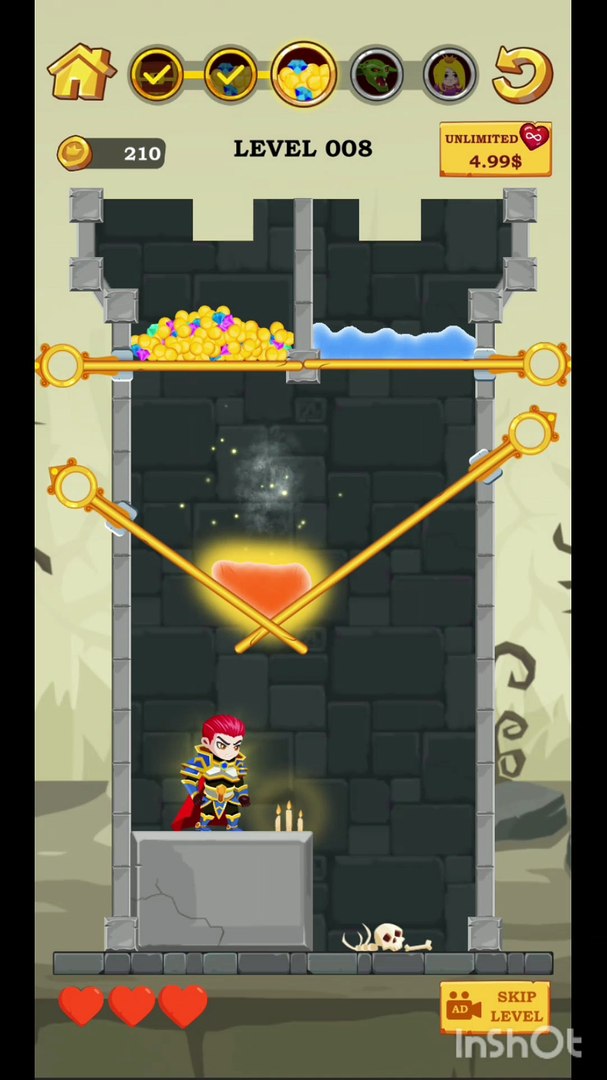 ⁣Hero Rescue Gameplay |Level 8| #gaming #trending #asmr #herorescuegameplay