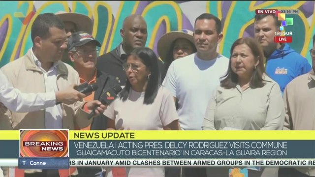 Delcy Rodriguez: Communal economic circuits are destined to break the blockade to Venezuela