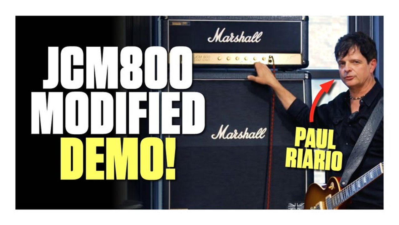 JCM power with modern control? GW checks out the new Marshall JCM800 Modified amp