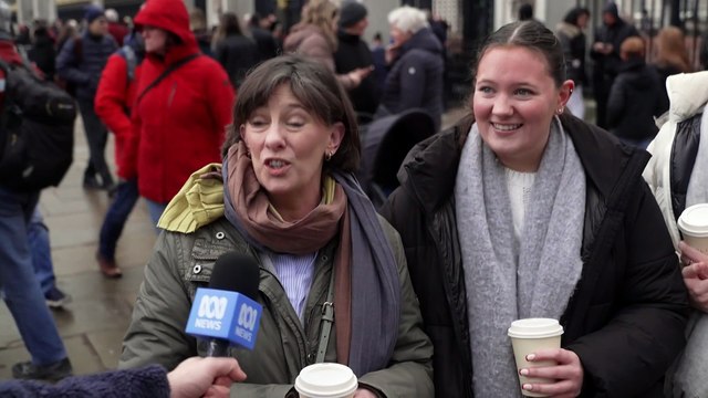Visitors to Buckingham Palace react to Andrew Mountbatten-Windsor’s arrest