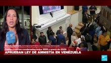 Parlamento de Venezuela aprueba ley de amnistía limitada