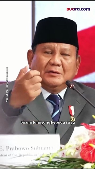 Di Amerika Serikat, Prabowo Cerita Dapat Keluhan Anak - anak Desa Lewat TikTok