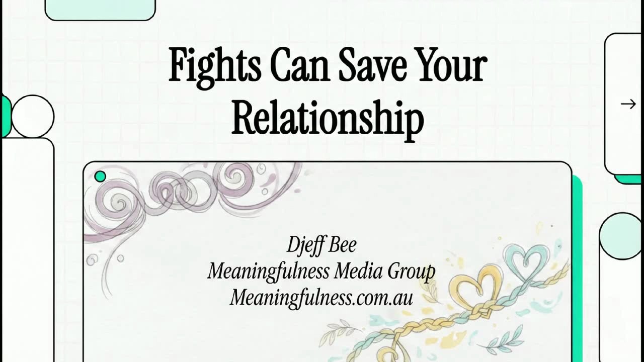 Fights Can Save Your Relationship