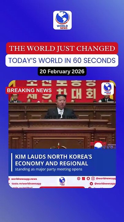 Kim lauds North Korea’s economy and regional standing as major party meeting opens
