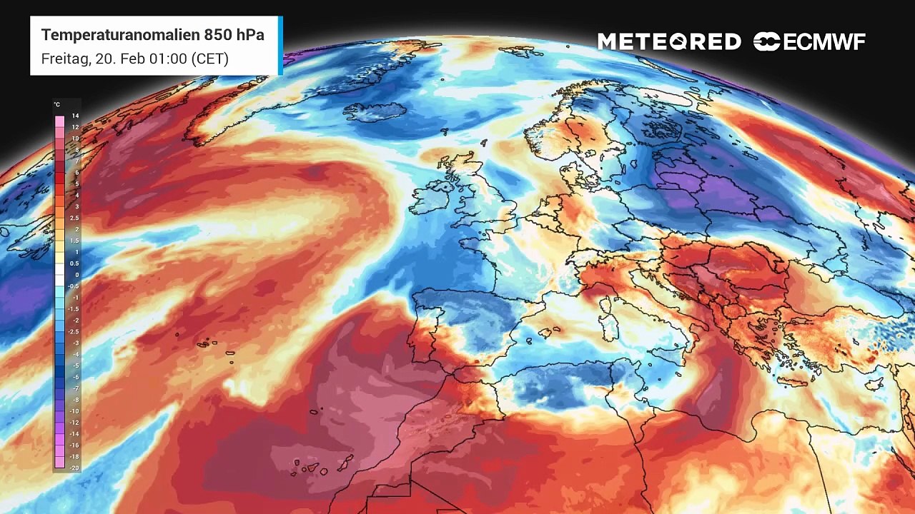 Eine ungewöhnliche Wärmewelle erfasst in der letzten Februarwoche Mitteleuropa und Deutschland!