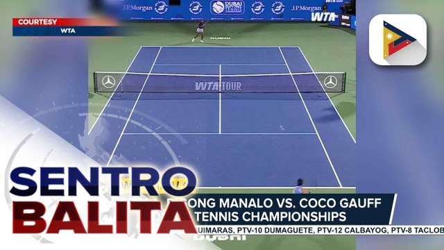 Alex Eala, bigong manalo vs. Coco Gauff sa Dubai Tennis Championships