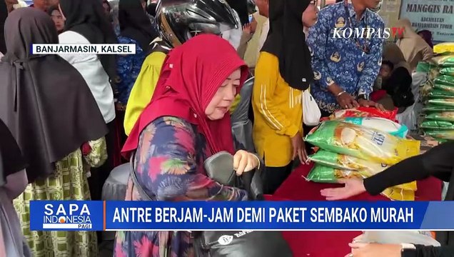 Harga Bahan Pokok Melonjak, Warga Banjarmasin Serbu Pasar Murah | SAPA PAGI
