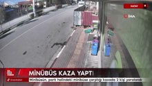 Hatay'da minibüs park halindeki minibüse çarptı