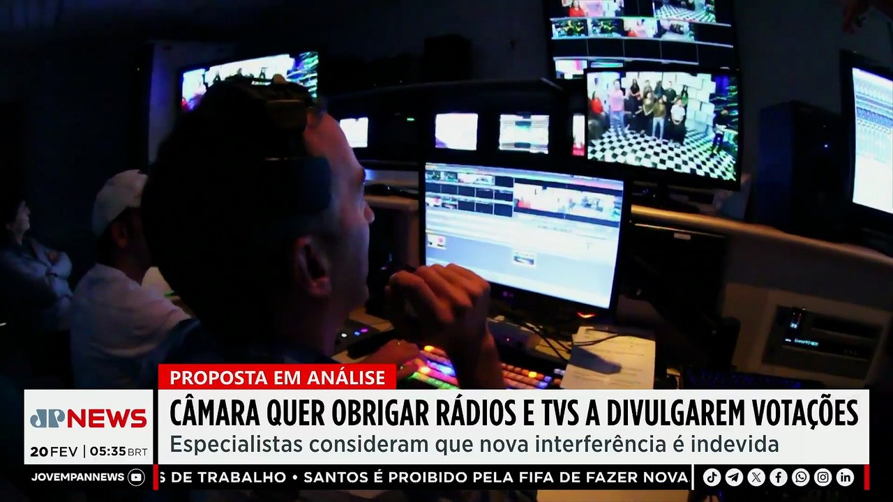 Projeto obriga rádios e TVs a divulgar agenda de votações da Câmara