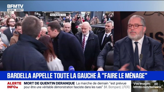 Rachid Termal, sénateur PS, pointe une dimension politique à la marche en hommage à Quentin Deranque