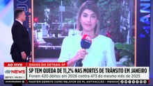 Mortes no trânsito caem 11,2% em São Paulo no mês de janeiro