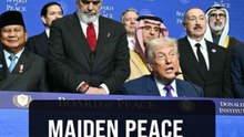 Trump gavels inaugural Board of Peace meeting to a close after Gaza aid pledges