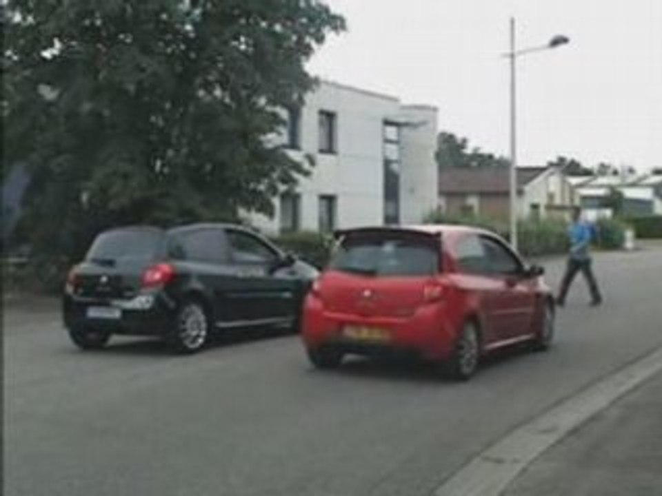 Clio 3 RS Millteck VS Clio 3 RS Stock