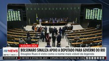 Bolsonaro sinaliza apoio a deputado Douglas Ruas para governo no RJ