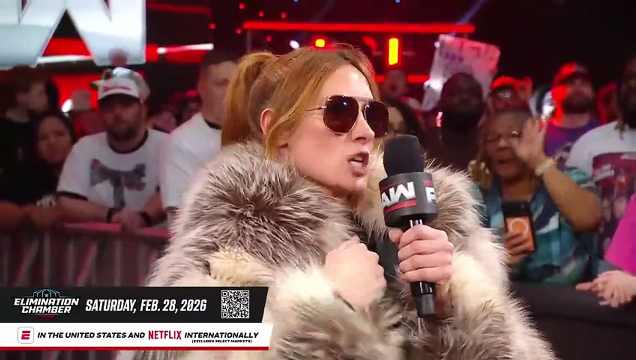AJ Lee offers Becky Lynch a free punch Raw highlights, Feb. 16, 2026