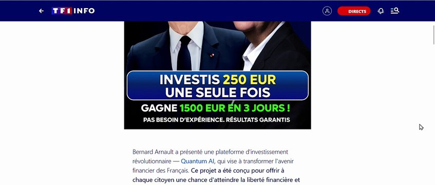 Arnaque par usurpation d'identité d'une célébrité