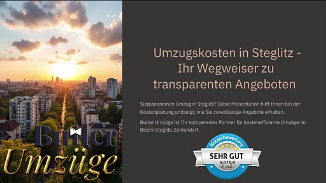 Umzugskosten in Berlin Ihr Ratgeber für transparente Angebote ist Butler Umzüge GmbH