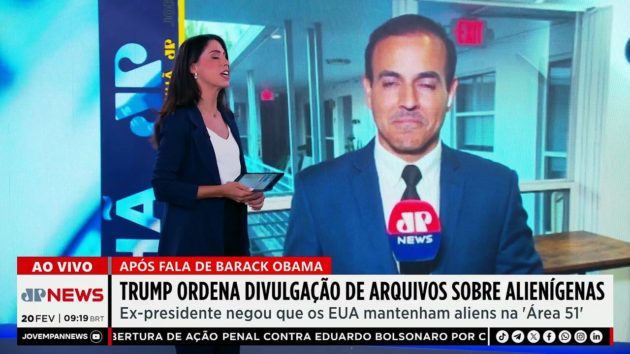 Trump ordena divulgação de arquivos sobre vida alienígena