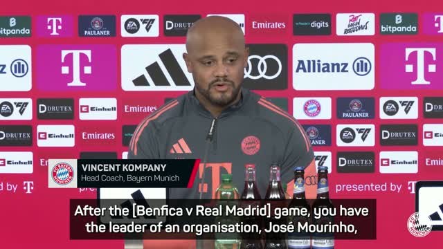 Mourinho made 'huge mistake' after Vinicius racism allegation - Kompany