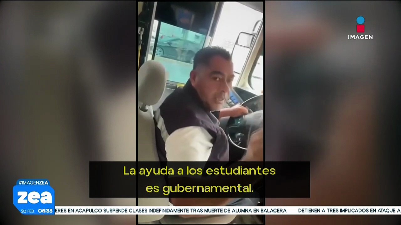 Multan a chofer por negar tarifa a estudiante | Noticias con Francisco Zea