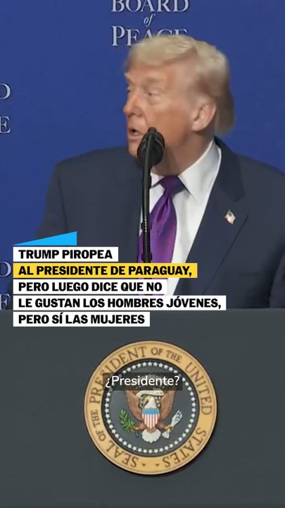 Trump dice que no le gustan los hombres jóvenes, pero sí las mujeres