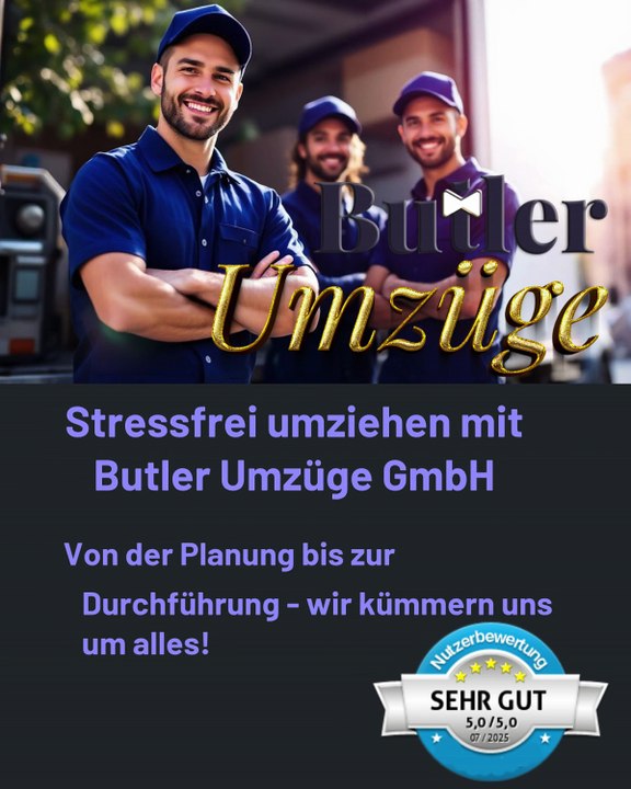 Stressfreier Umzug mit Butler Umzüge GmbH Ihr Umzug, unsere Sorge