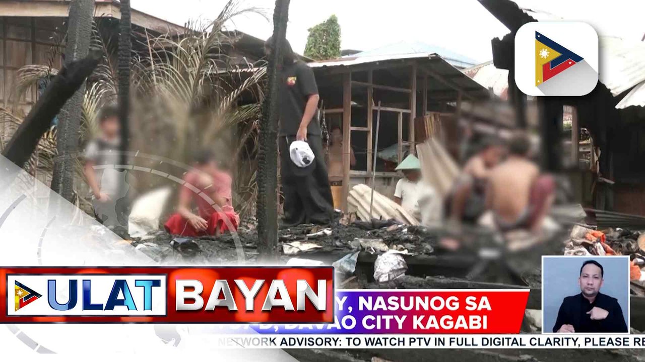 Nasa 26 pamilya sa Davao City, nawalan ng bahay dahil sa sunog; mga biktima agad natulungan | ulat ni Regine Lanuza ng PTV Davao